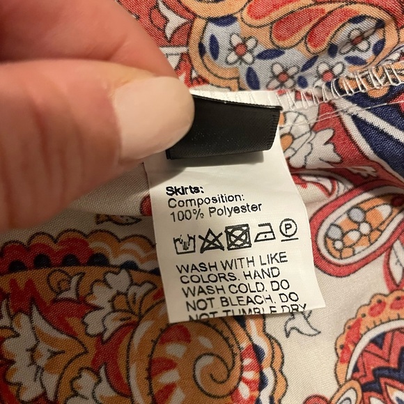 SHEIN Paisley Wrap Skirt - Picture 5 of 6